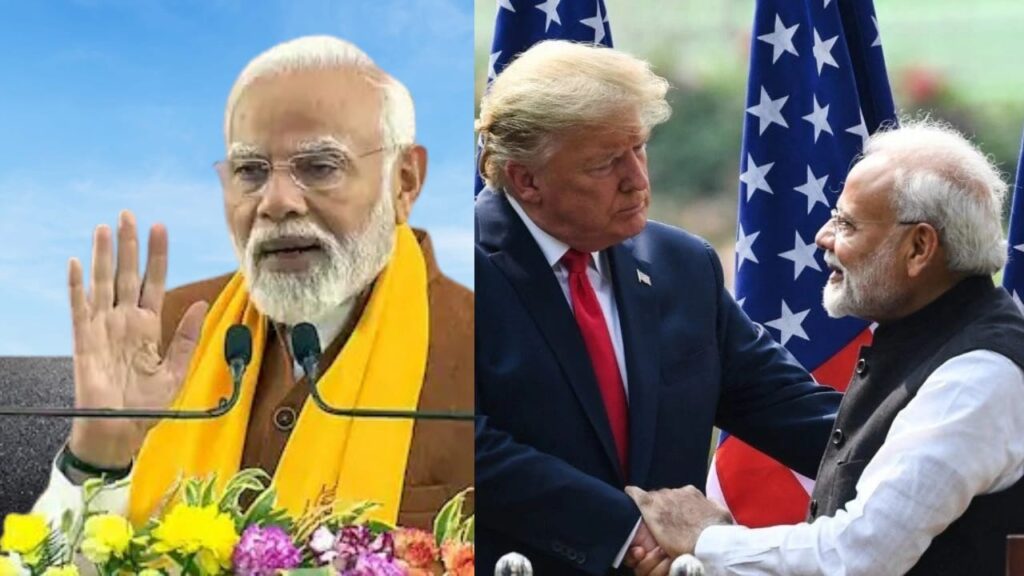 Donald Trump says he will be meeting Modi, the Indian prime minister, next week during his tour of the United States