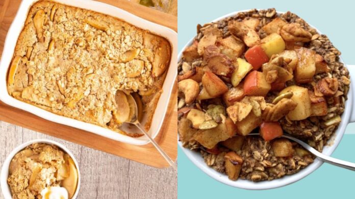 Apple Pie Baked Oats : Wonderful Apple Pie Baked Oats in 8 Simple Steps