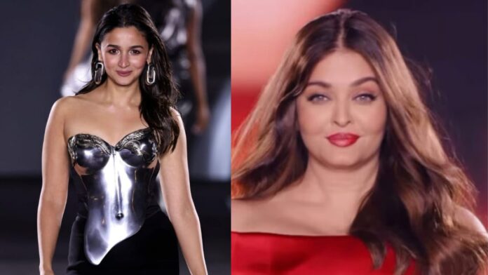 Alia Bhatt is in admiration of Aishwarya Rai as they prepare for the fashion week in Paris, see photo