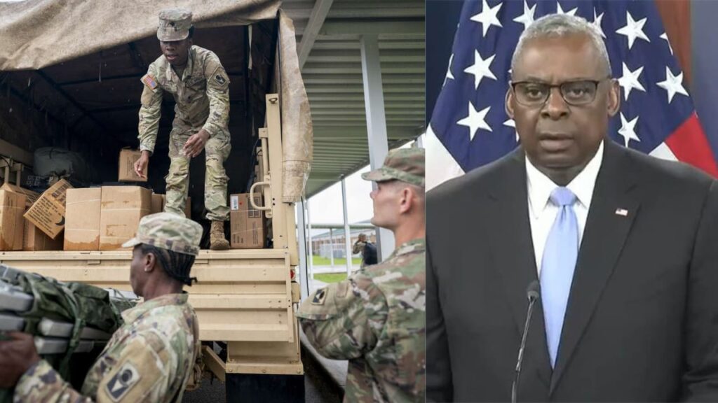 US Defense Secretary : The United States has deployed 1,000 active-duty soldiers to assist with Hurricane Helene recovery efforts