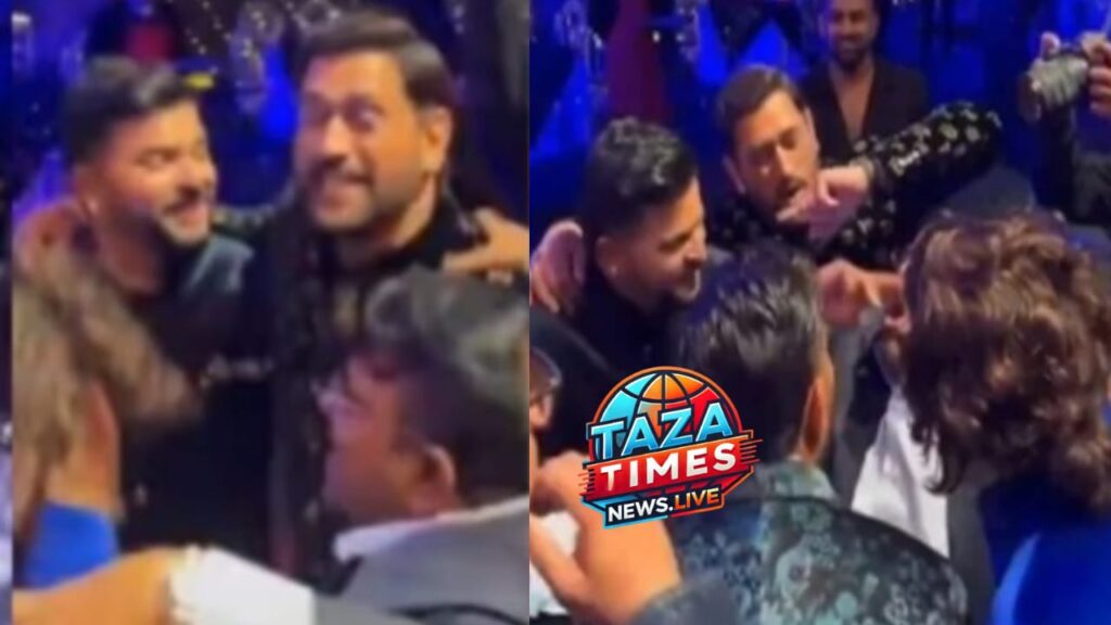 Dhoni and Raina's dance : The video of Dhoni and Raina's intense dance at Rishabh Pant's sister's sangeet ceremony is going viral,Rishabh Pant has auction for Rs 27 crore in IPL 2025