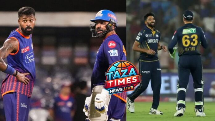 IPL 2025 points table following the match between GT and MI: View the orange and purple cap standings following Match 9.