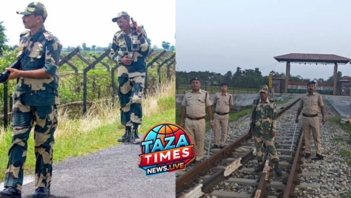 India Bangladesh Border : BSF and Railway Protection Force Boost Security Near Bangladeshi Border