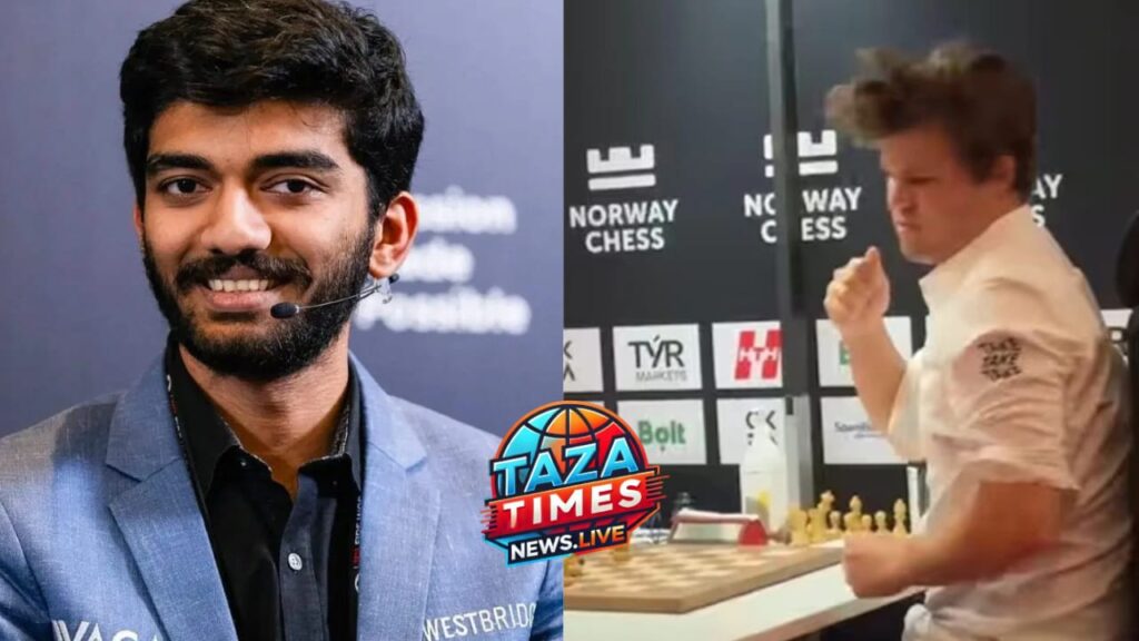 D Gukesh defeats World No. 1 in his first classical match in Norway, stunning Magnus Carlsen.