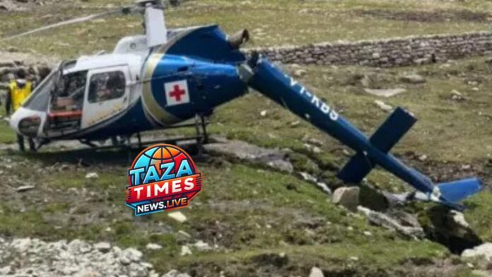 Uttarakhand helicopter Crash : 5 people pass away as a helicopter heading to Kedarnath crashes close to Gaurikund